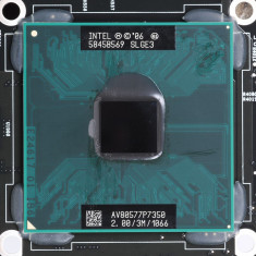 Intel Core 2 Duo 2.0 GHz SLB53 AW80577P7350 P7350 SLB53 Socket P 3-buc hp g61 et foto