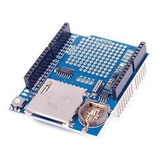 modul shield inregistrare date data logger pentru arduino foto