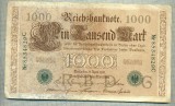 A 460 BANCNOTA-GERMANIA -1000 MARK -ANUL 1910 -SERIA 8534829-starea care se vede, Europa