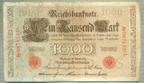 A 457 BANCNOTA-GERMANIA -1000 MARK -ANUL 1910 -SERIA 0871557-starea care se vede, Europa