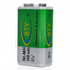 Baterii reincarcabile 9v, 300mah NI-MH, 6F22 foto