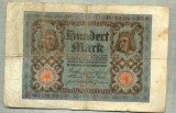 A 480 BANCNOTA-GERMANIA -100 MARK -ANUL 1920-SERIA 11088339 -starea care se vede