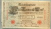 A 456 BANCNOTA-GERMANIA -1000 MARK -ANUL 1910 -SERIA 6973862-starea care se vede, Europa