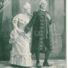 OPERA MANON MUZICA JULES MASSENET CARTE POSTALA 1903 CIRCULATA