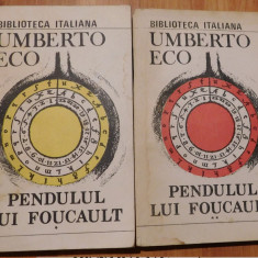 Pendulul lui Foucault de Umberto Eco ( 2 vol.)