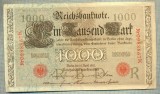 A 453 BANCNOTA-GERMANIA -1000 MARK -ANUL 1910 -SERIA 0988867-starea care se vede