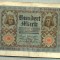 A 481 BANCNOTA-GERMANIA -100 MARK -ANUL 1920-SERIA 14664418 -starea care se vede