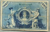 A 485 BANCNOTA-GERMANIA -100 MARK -ANUL 1908-SERIA 1616669 -starea care se vede, Europa