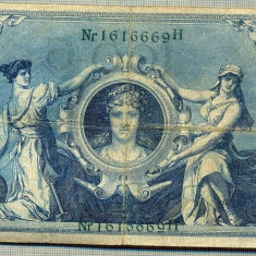 A 485 BANCNOTA-GERMANIA -100 MARK -ANUL 1908-SERIA 1616669 -starea care se vede