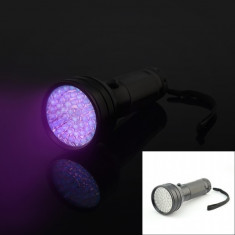 Lanterna 51 LED-uri UV 380 nm foto