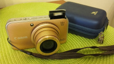 Vand aparat foto Canon PowerShot SX210IS, 14.1 Mp, Zoom 14x, SDcard 8Gb, husa foto