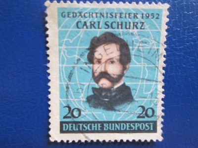 TIMBRE GERMANIA STAMPILAT foto