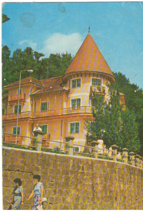 CPI (B7243) CARTE POSTALA - SLANIC MOLDOVA. VILA &quot;PUFU&quot;