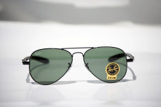 Ochelari de soare Ray Ban Aviator RB8307 001 brat carbon foto