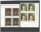 No(03)timbre-Romania 1969-L.P.709- Reproduceri de arta II-bloc 4 val