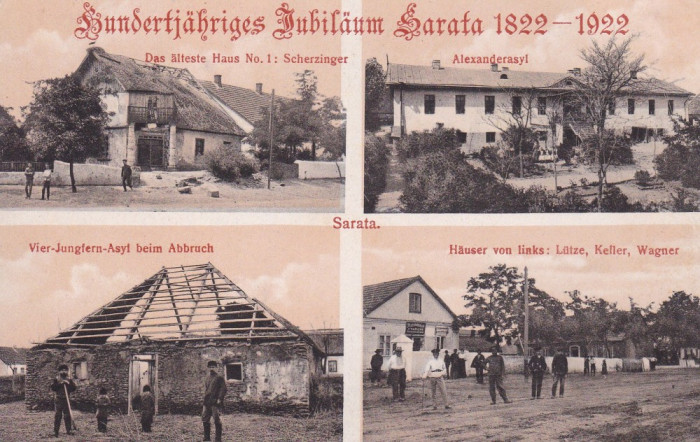 MOLDOVA , SARATA , JUBILEUL 1822-1922 , 100 DE ANI DE LA INFIINTAREA LOCALITATII