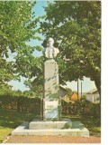 CPI (B7245) CARTE POSTALA - IPOTESTI. STATUIA LUI MIHAI EMINESCU, Necirculata, Fotografie