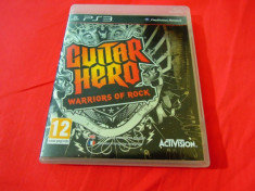 Joc Guitar Hero Warriors of Rock, PS3, original, alte sute de jocuri! foto