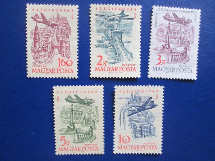 TIMBRE UNGARIA SET MNH