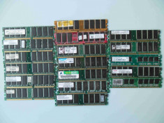 LOT 18 Memorii RAM DDR1 256MB 512MB 1GB - DEFECTE foto