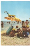 CPI (B7259) CARTE POSTALA - EFORIE. COPII PE PLAJA SUB UMBRELA, RPR
