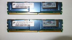Kit memorii RAM server ECC 2 x 2 GB 5300F DDR2 foto