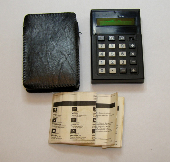 Calculator de buzunar vintage Triumph EC 20-S(106)