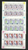 S 20 - SPORT - RUSIA - 3 BLOCURI NESTAMPILATE MNH