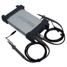 Osciloscop digital portabil USB Hantek 6022BE 2CH 20MHz nou foto