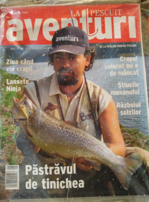 Revista Aventuri la Pescuit /Aug 2005 (sigilata) foto