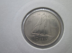 Canada 10 cents 1986 foto