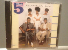 FIVE STAR - BETWEEN THE LINES (1987/BMG REC/ GERMANY) - CD NOU/Sigilat/Original foto