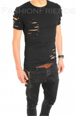 Tricou tip ZARA - tricou barbati - tricou slim fit - tricou fashion - 6399 foto