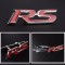Emblema RS pentru masina auto audi metal sistem prindere metalic inclusa