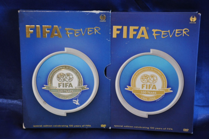 FIFA FEVER - Special Edition Celebrating 100 years of FIFA. Box 2 DVD-uri FIFA.