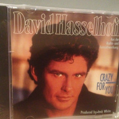 DAVID HASSELHOFF - CRAZY FOR YOU(1990/ BMG/ GERMANY) - CD NOU/Sigilat/Original