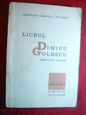 Gh.Parnuta si I.Sucu - Liceul D.Golescu din Campulung Muscel- 80 Ani activitate foto