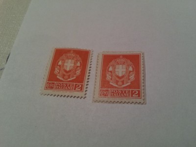 italia 1930 blazoane imperiale/ 2v. MH foto