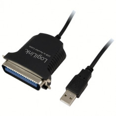 Cablu convertor USB2.0 la PARALEL (centronics 36pin), (T/T), 1.5m, Logilink &amp;quot;AU0003C&amp;quot; foto