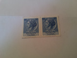 Italia 1953 simboluri turita/ bloc de 2v. / 60 Lire, Nestampilat