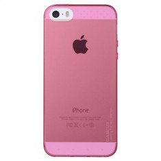 Carcasa protectie spate Baseus din gel TPU pentru iPhone 5 / 5S / SE, roz foto