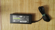 Alimentator Incarcator Laptop Original Sony 19,5V 4,7A Model VGP-AC19V12 foto