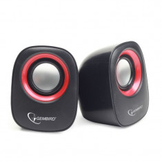 BOXE 2.0 GEMBIRD, black/red &amp;quot;SPK-107A&amp;quot; foto