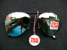 OCHELARI DE SOARE RAY BAN AVIATOR 3029 LENTILA STICLA SILVER MIRROR - VEZI ANUNT foto