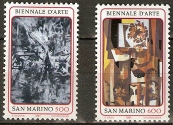 San Marino 1987 - cat.nr.1164-5 neuzat,perfecta stare foto
