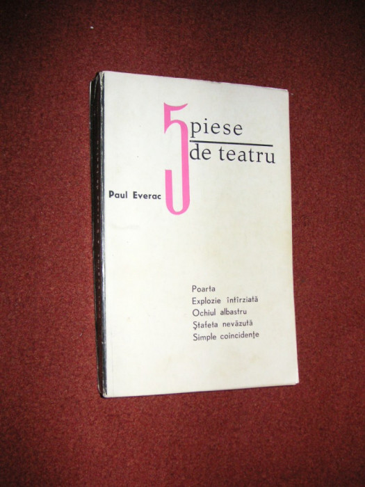 5 Piese de teatru - Paul Everac