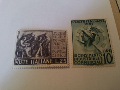 italia 1951 / aniversare serie MH/MNH foto