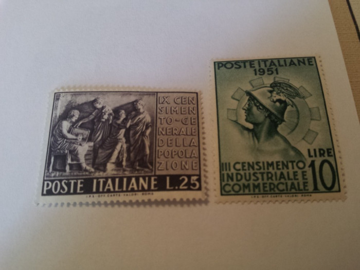 italia 1951 / aniversare serie MH/MNH