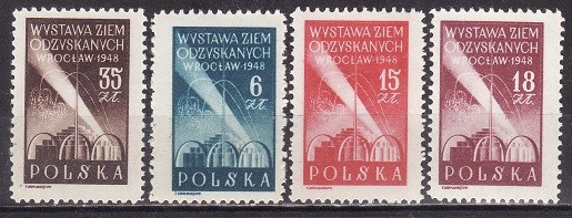 Polonia 1948 - cat.nr.521-4 neuzat,perfecta stare