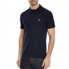 Tricou barbatesc Lacoste Slim Fit Bleumarin foto